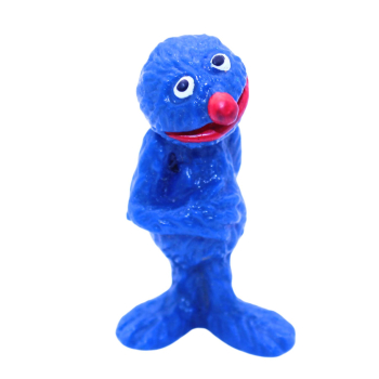Grobi Figur 1976 – Heimo PVC Sesamstraße | Vintage Sammlerstück kaufen bei Hoppla-Stuff